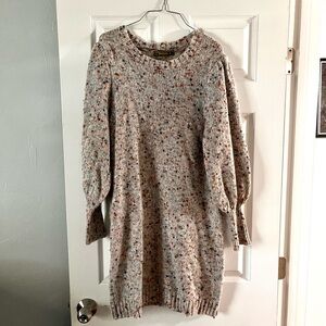 Cream, Melonie, sweater dress, size XL.